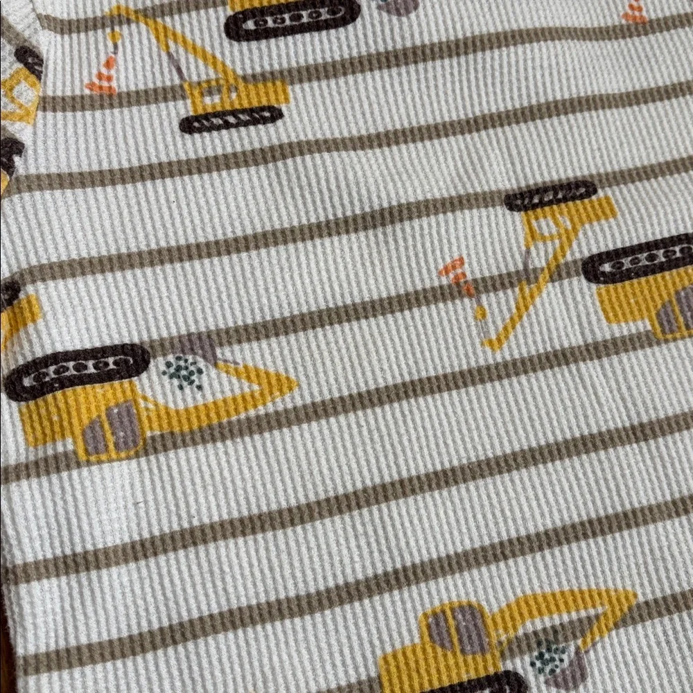 4T Old Navy Waffle Knit Excavator Long Sleeve Bundle